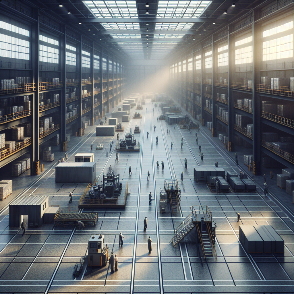 Professional warehouse ESD floor service team